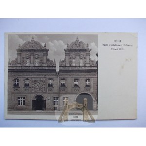 Bytom Odrzański, Beuthen am Oder, Hotel zum Goldenen Lowen 1931