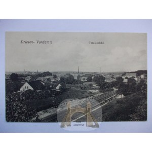 Drezdenko, Driesen Vordamm. Panorama ok. 1915