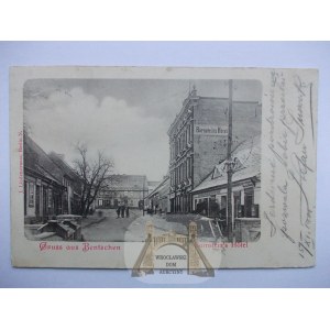 Zbąszyń, hotel Bornstein 1901