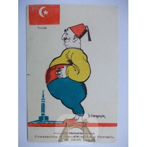 Poznań wszystkie narody zwiedzają PWK Turcja reklama 1929