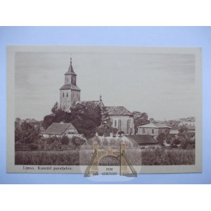 Lipno, kościół parafialny ok. 1930