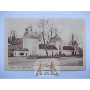 Skępe k. Lipno, kościół parafialny ok. 1930