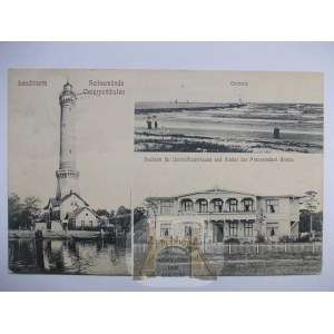 Świnoujście Chorzelin, Osternothafen, Seeheim, latarnia 1911