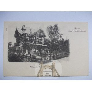 Świnoujście, Swinemunde, Willa Anna Friederike ok. 1900