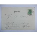 Kołobrzeg Kolberg, ozdobna winieta 1902