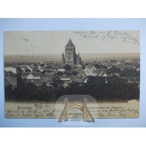 Choszczno, Arnswalde, panorama 1904