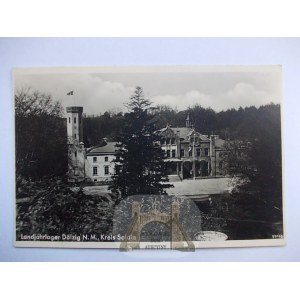 Dolsk k. Myślibórz, pałac, lager ok. 1940.