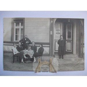 Barlinek, Berlinchen, restauracja, zdjęciowa, prywatna ok. 1910