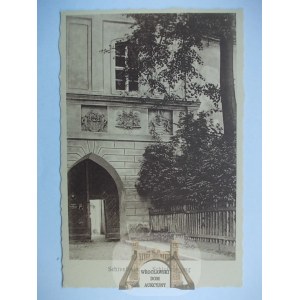 Świdwin, zamek, wejście ok. 1930