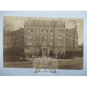 Gdańsk, Danzig, Szkoła Wojenna ok.1920