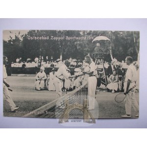 Sopot, Zoppot, korty tenisowe, turniej, Dzień Sportu 1914