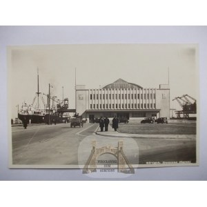 Gdynia, dworzec morski ok. 1935