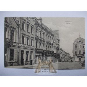 Tczew, Dirschau, rynek 1917