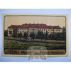 Lubawa, Steindruck, seminarium ok. 1915