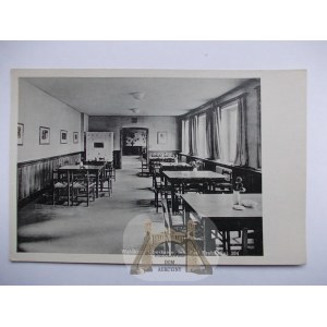 Kruczy Las k. Orneta, restauracja Waldkrug, wnętrze ok. 1940