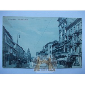 Warszawa, Nowy Świat, wyd. Krupecki ok. 1910
