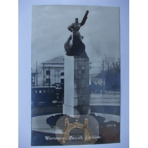 Warszawa, pomnik lotników, zdjęciowa ok. 1935