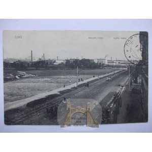 Łódź, ogólny widok 1912