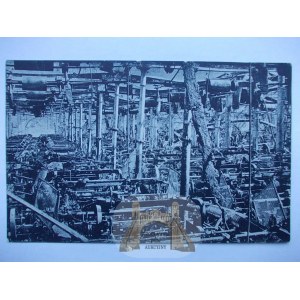 Żyrardów, zniszczona fabryka 1918