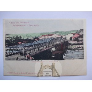 Przemyśl, nowy most na Sanie ok. 1900