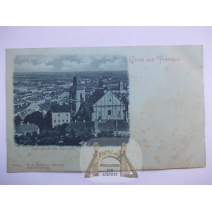 Przemyśl, widok ogólny, księżycówka 1900