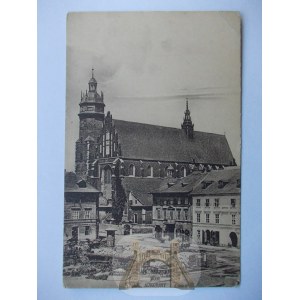 Kraków, Kościół Bożego Ciała, targ, esperanto.