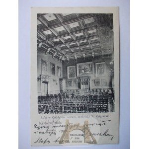 Kraków, Aula w Collegium novum ok. 1900