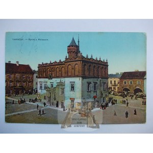 Tarnów, Rynek, ratusz 1914