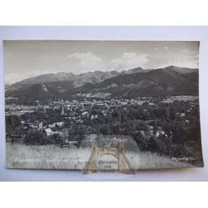 Tatry, Zakopane, widok ogólny, panorama, fotograficzna Zwoliński ok. 1930