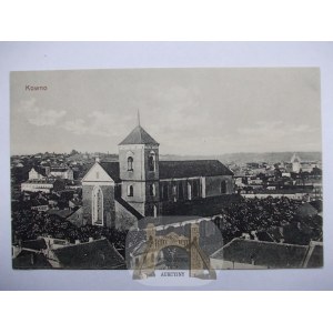 Kowno, panorama, kościół ok. 1916