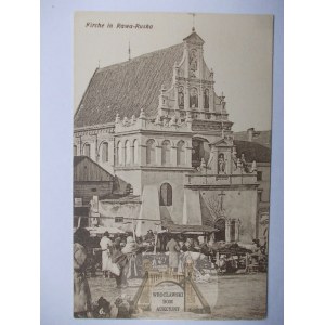 Rawa ruska, kościół, targowisko ok. 1916