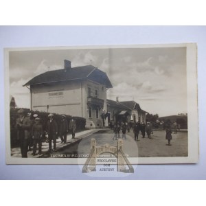 Truskawiec Zdrój, dworzec mieszkańcy, 1934
