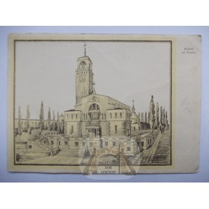 Lwów Łyczaków, Kościół Ostrobramski - cegiełka ok. 1930