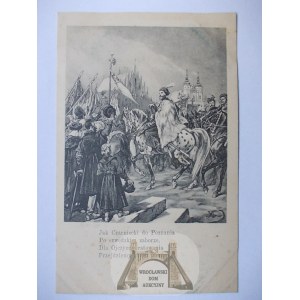 Pocztówka Patriotyczna, Hymn Polski, Jak Czarniecki do Poznania, ok. 1900