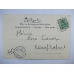 Pocztówka Patriotyczna, Kościuszko przegląd Milicji Narodowej, mal. Radzikowski, 1903