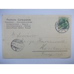 Pocztówka Patriotyczna, Sokół, Sokolstwo, Sztandar, 1905