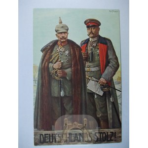 Hindenburg i cesarz Wilhelm II, ok. 1916