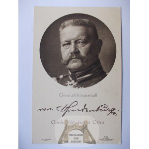 Hindenburg, najwyższy dowódca na wschodzie, ok. 1916