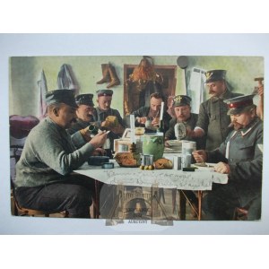 I Wojna Światowa, Niemcy, życie w kantynie, chleb, 1915