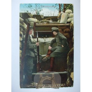 I Wojna Światowa, Niemcy, na stanowisku w okopach, 1916