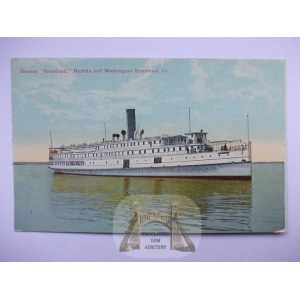 Statek Pasażerski, Parowiec Southland USA, ok 1920