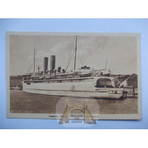 Statek Pasażerski, Parowiec Deutschland, Niemcy ok. 1925