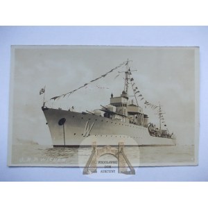 Okręt Wojenny O.R.P. Wicher, ok. 1935