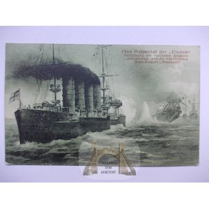 Okręt Wojenny, Krażownik Emden, 1915