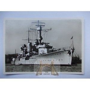 Okręt Wojenny, Kriegsmarine, Krążownik Konigsberg ok. 1935
