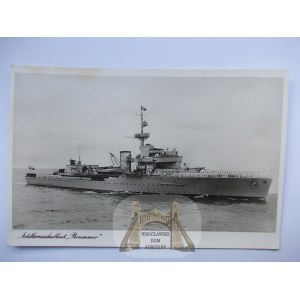 Okręt Wojenny, Kriegsmarine, Szkoła Artylerii - Brummer, ok. 1935