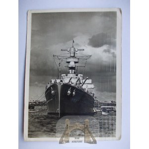 Okręt Wojenny, Kriegsmarine, Pancernik Lutzow 1943