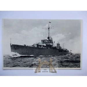 Okręt Wojenny, Kriegsmarine, Niszczyciel H. Schonemann, ok. 1935