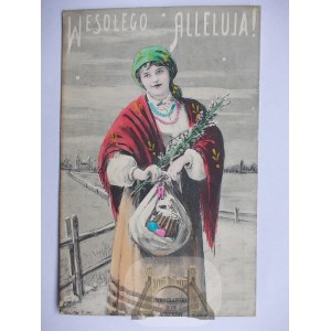 Pocztówka Świąteczna, Wesołego Alleluja wyd. Artistique 1910