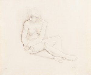 Mojżesz (Moise) Kisling (1891 Kraków - 1953 Paryż), Akt kobiecy ('Nu assis'), 1923